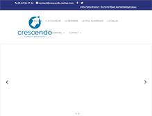Tablet Screenshot of crescendo-tarbes.com